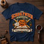 Teaching Is Scary Bring Coffee Dyed T-shirt