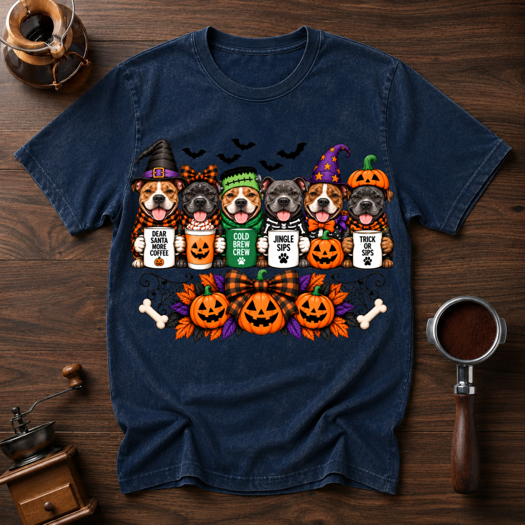 Pittie Halloween Dyed T-shirt
