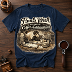 Finals Week Powered by Coffee and Determination Dyed T-shirt