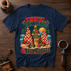 Tinsel Tan Lines & Iced Coffee Dyed T-shirt