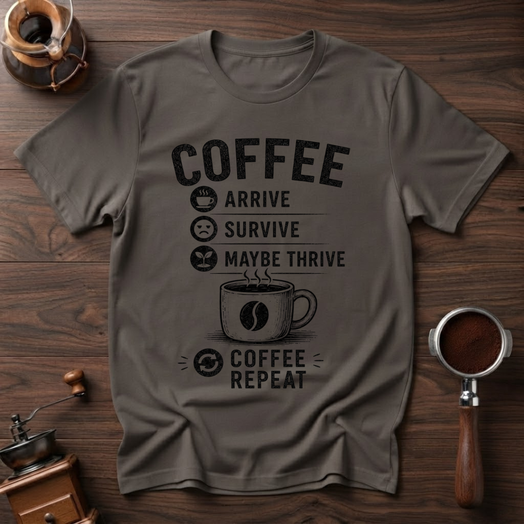 Arrive Thrive Survive Repeat Dyed T-Shirt