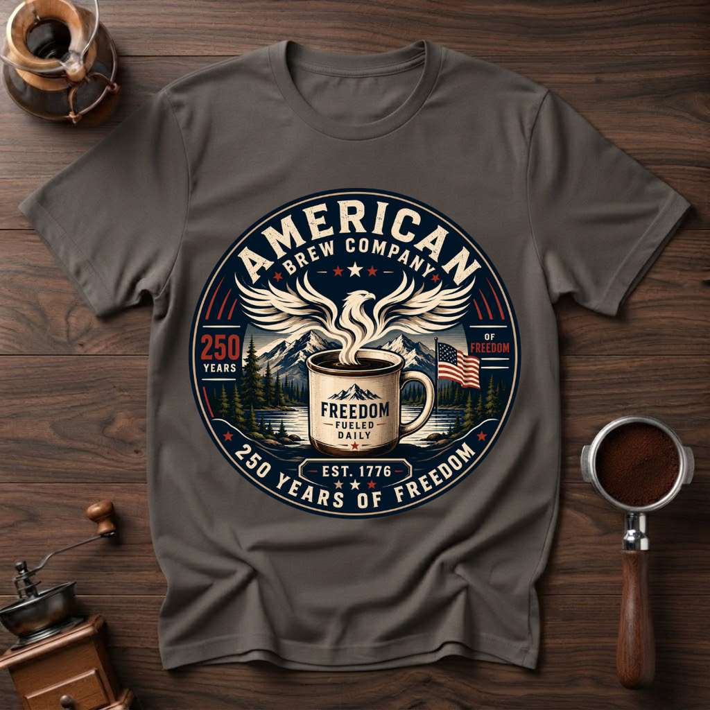 American & Coffee Original Duo Dyed T-shirt