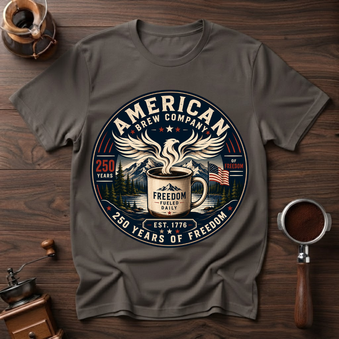 American & Coffee Original Duo Dyed T-shirt