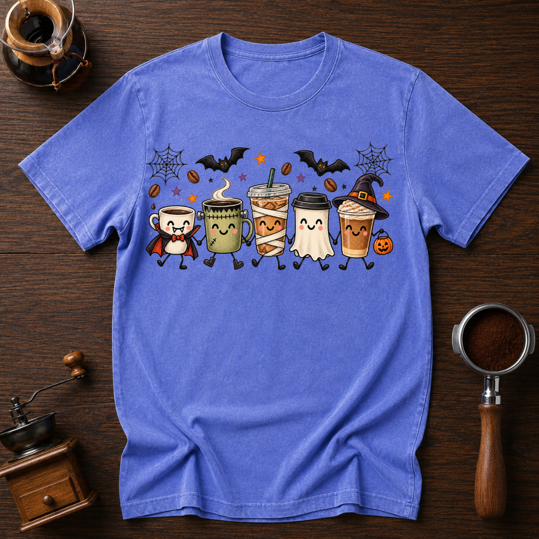 Halloween Lineup Dyed T-shirt