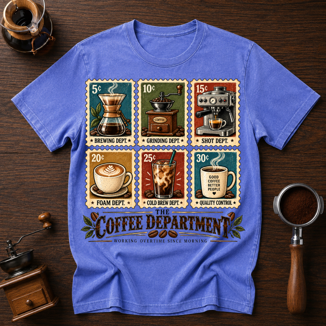 The Coffee Department-Dyed T-shirt