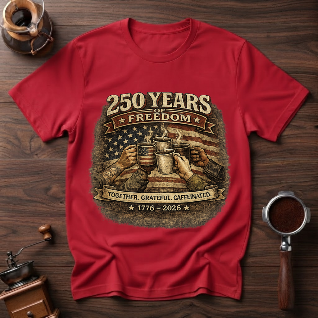 Together Grateful Caffeinated Dyed T-shirt