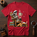 Christmas Coffee With My Bestie Dyed T-shirt