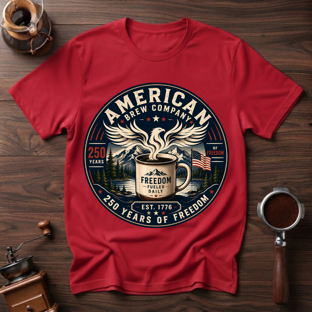American & Coffee Original Duo Dyed T-shirt