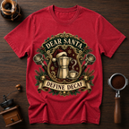 Dear Santa Define Decaf Dyed T-shirt