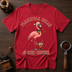 Flamingo Bells & Iced Coffee Dyed T-shirt
