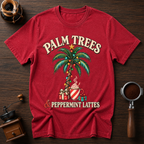 Palm Trees & Peppermint Lattes Dyed T-shirt