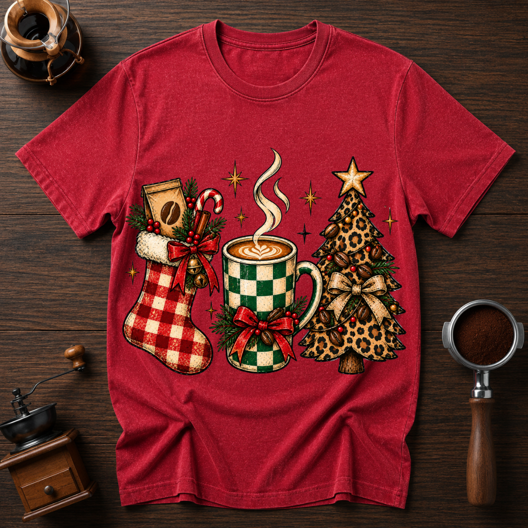 Cozy Christmas Dyed T-shirt