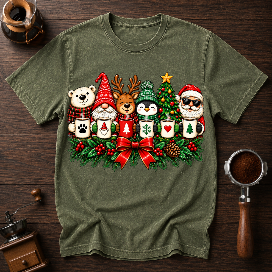 The Christmas Line Up Dyed T-shirt