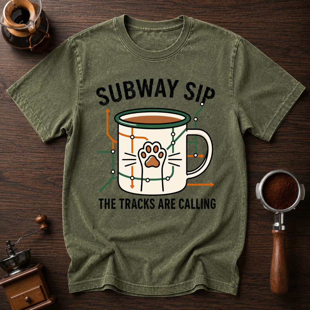 Subway Sip Dyed T-shirt