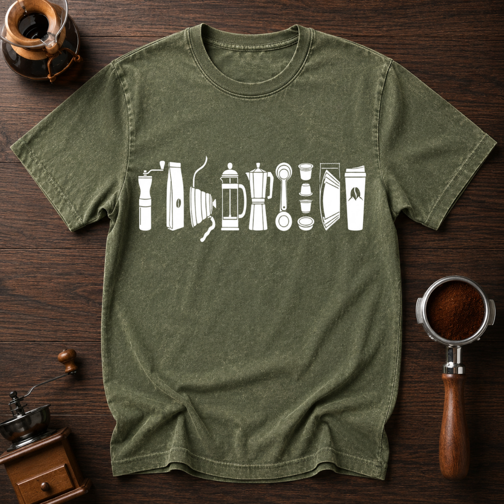 Coffee Essentials Dyed T-shirt