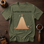 Optimal Brew Caculator Dyed T-shirt