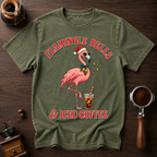 Flamingo Bells & Iced Coffee Dyed T-shirt