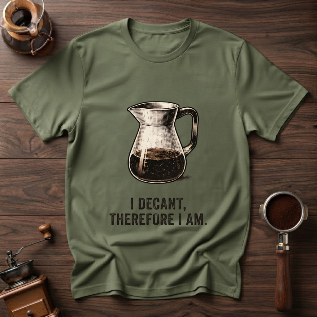 I Decant Therefore I Am Dyed T-shirt