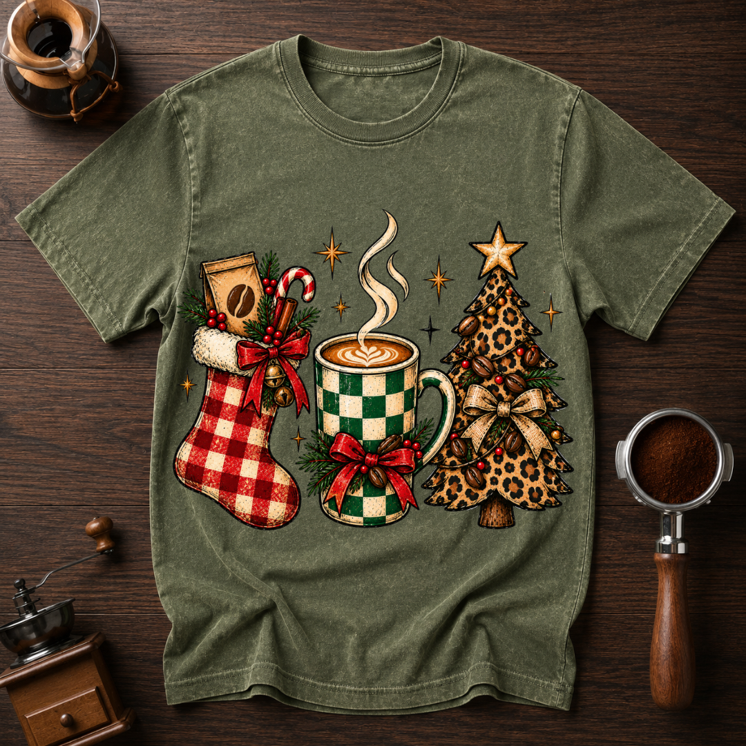 Cozy Christmas Dyed T-shirt