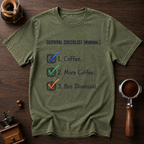 Minimal Survival Checklist Dyed T-shirt