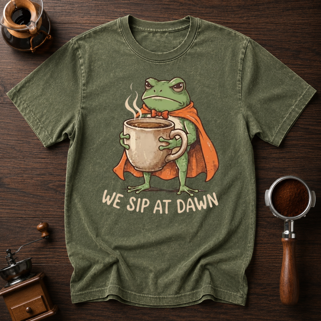 We Ride at Dawn Dyed T-shirt