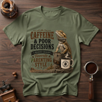 Beardie Parenting Style Dyed T-shirt
