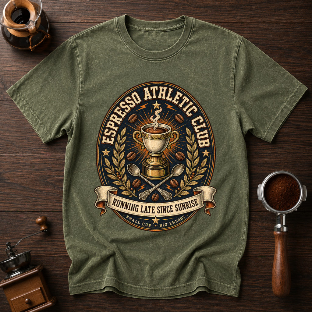 Running Late Since Sunrise Dyed T-shirt