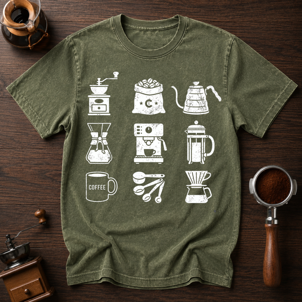 Coffee Objects Dyed T-shirt