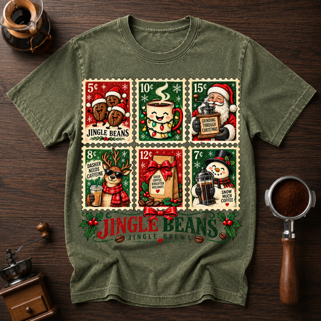 Jungle Beans Jingle Brew Dyed T-shirt