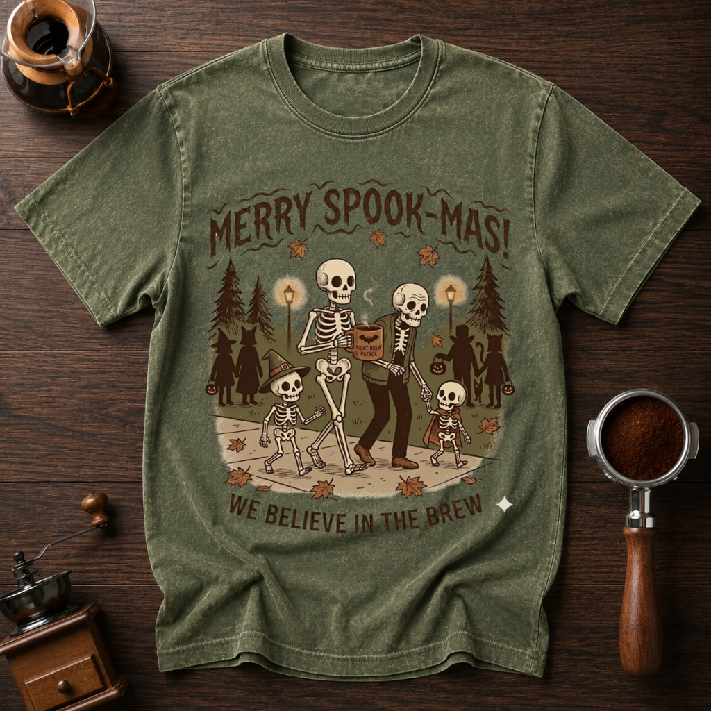 Merry Spook-Mas Dyed T-shirt