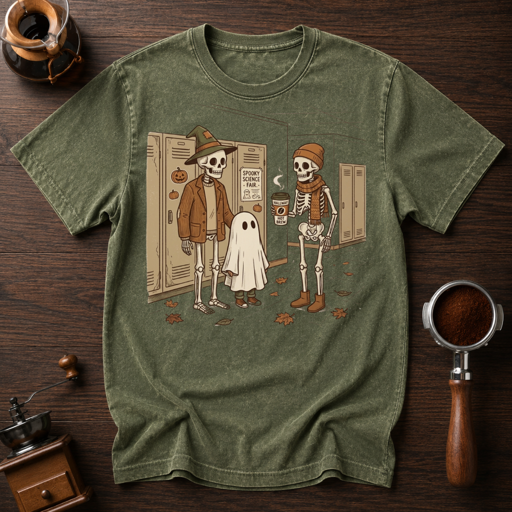 Spooky Science Fair Dyed T-shirt