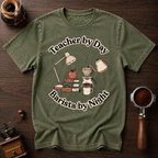 Teacher by Day Barista by Night Dyed T-shirt