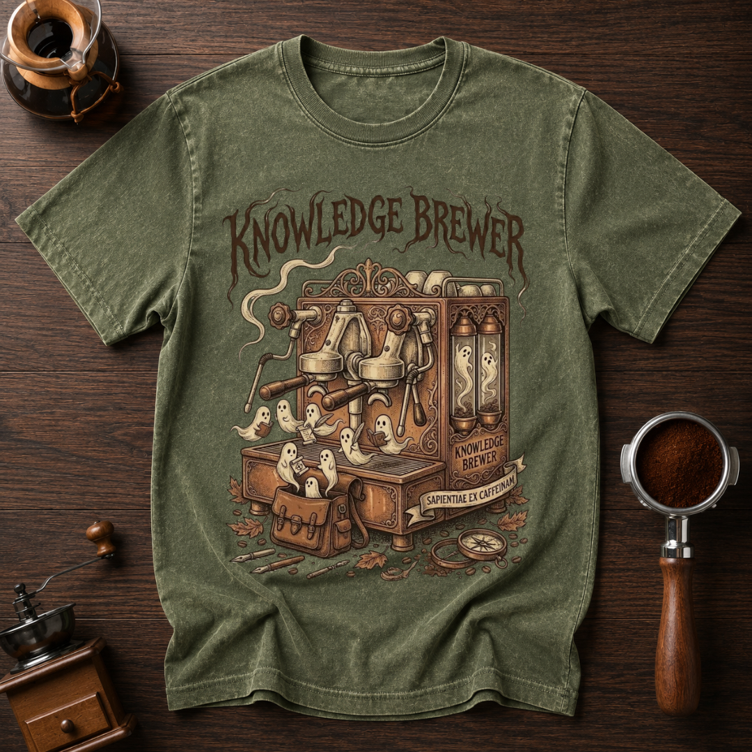 Knowledge Brewer Dyed T-shirt