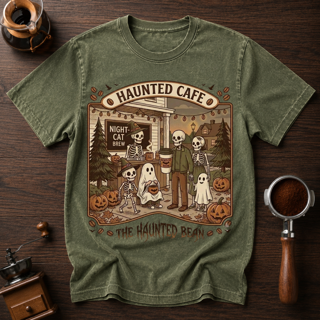 The Haunted Bean Cafe Dyed T-shirt