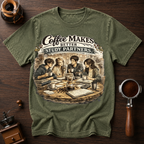 Coffee Makes Better Study Partners Dyed T-shirt