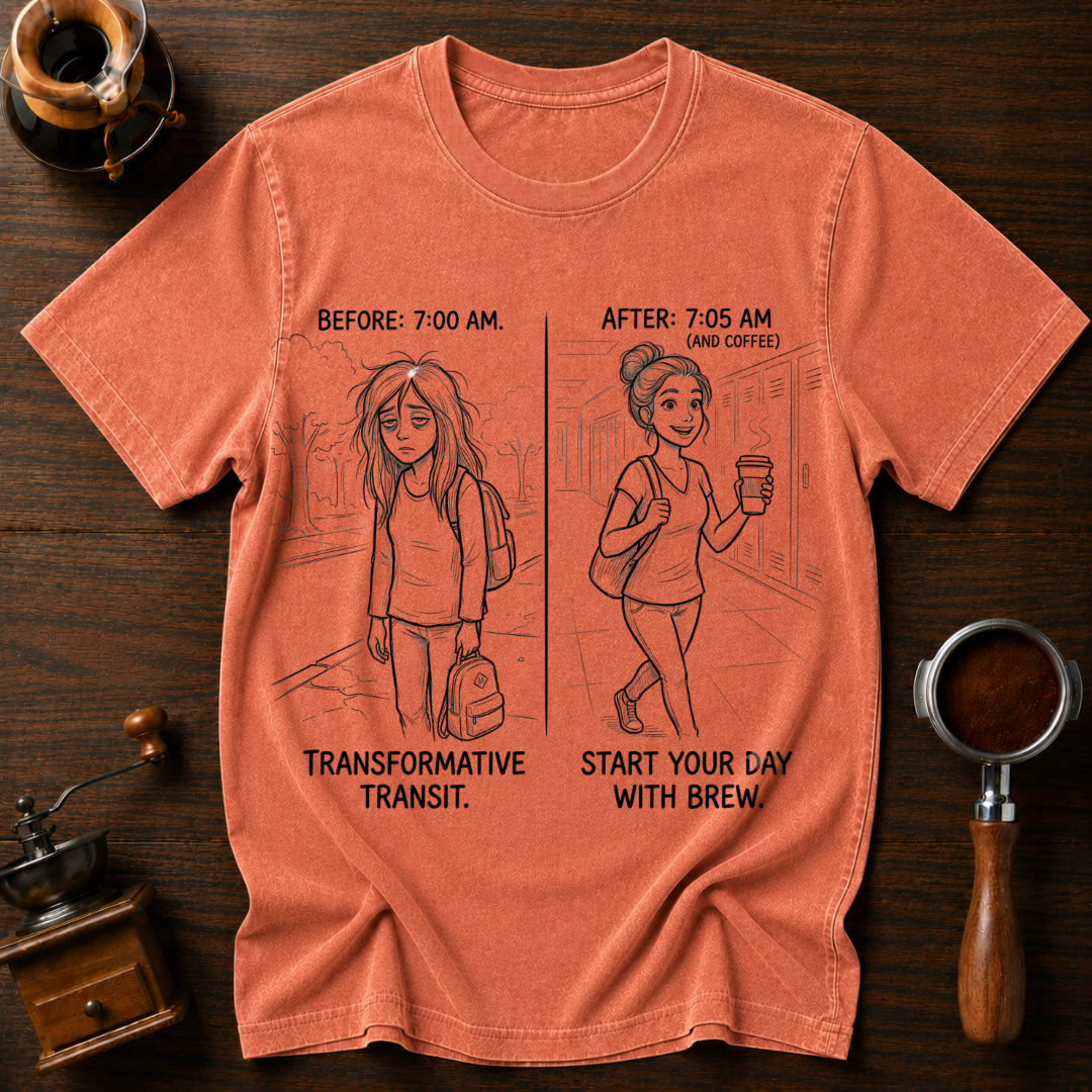 Before 7am & After Dyed T-shirt