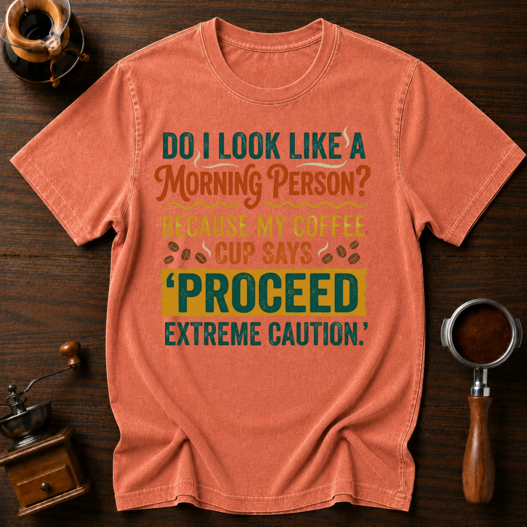Proceed with Caution Dyed T-shirt