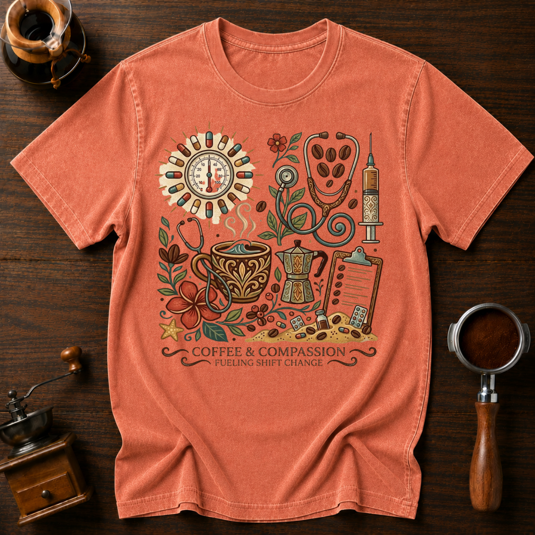 Coffee & Compassion Dyed T-shirt