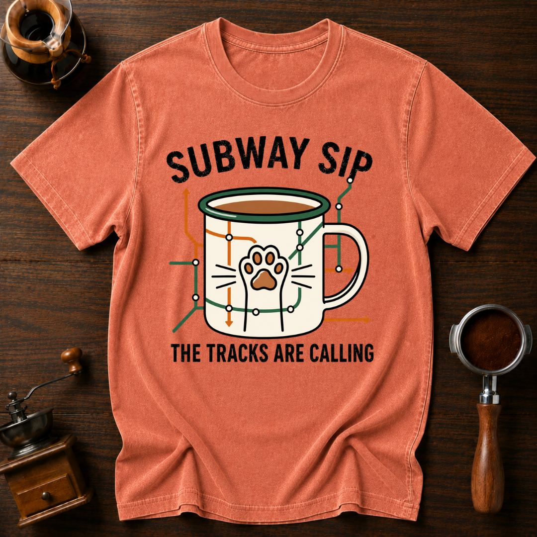 Subway Sip Dyed T-shirt