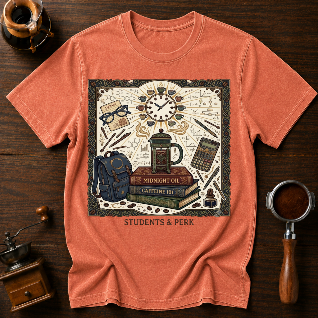 Caffeine 101 Dyed T-shirt