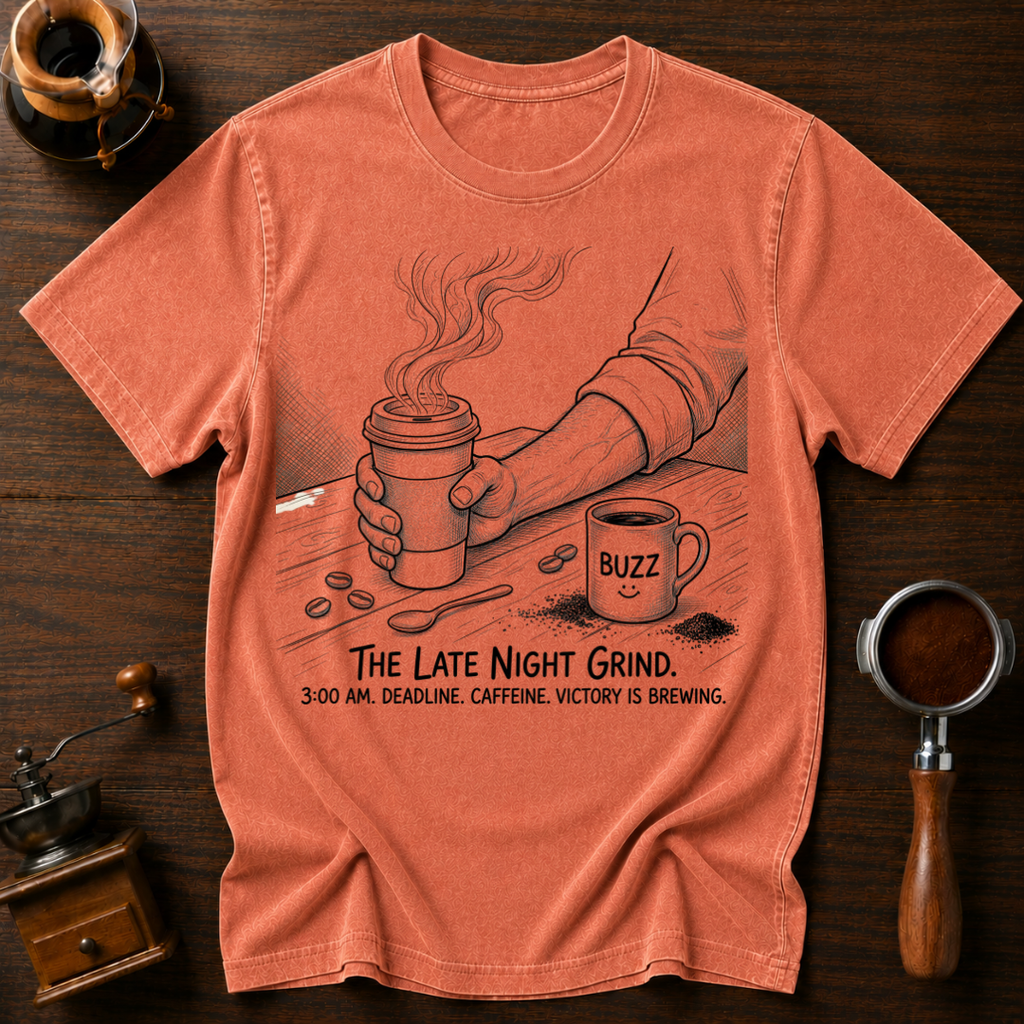 The Late-Night Grind Dyed T-shirt