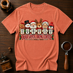 Dear Santa Bring Coffee It's A Whole Mood Dyed T-shirt