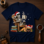 Christmas Coffee With My Bestie Dyed T-shirt