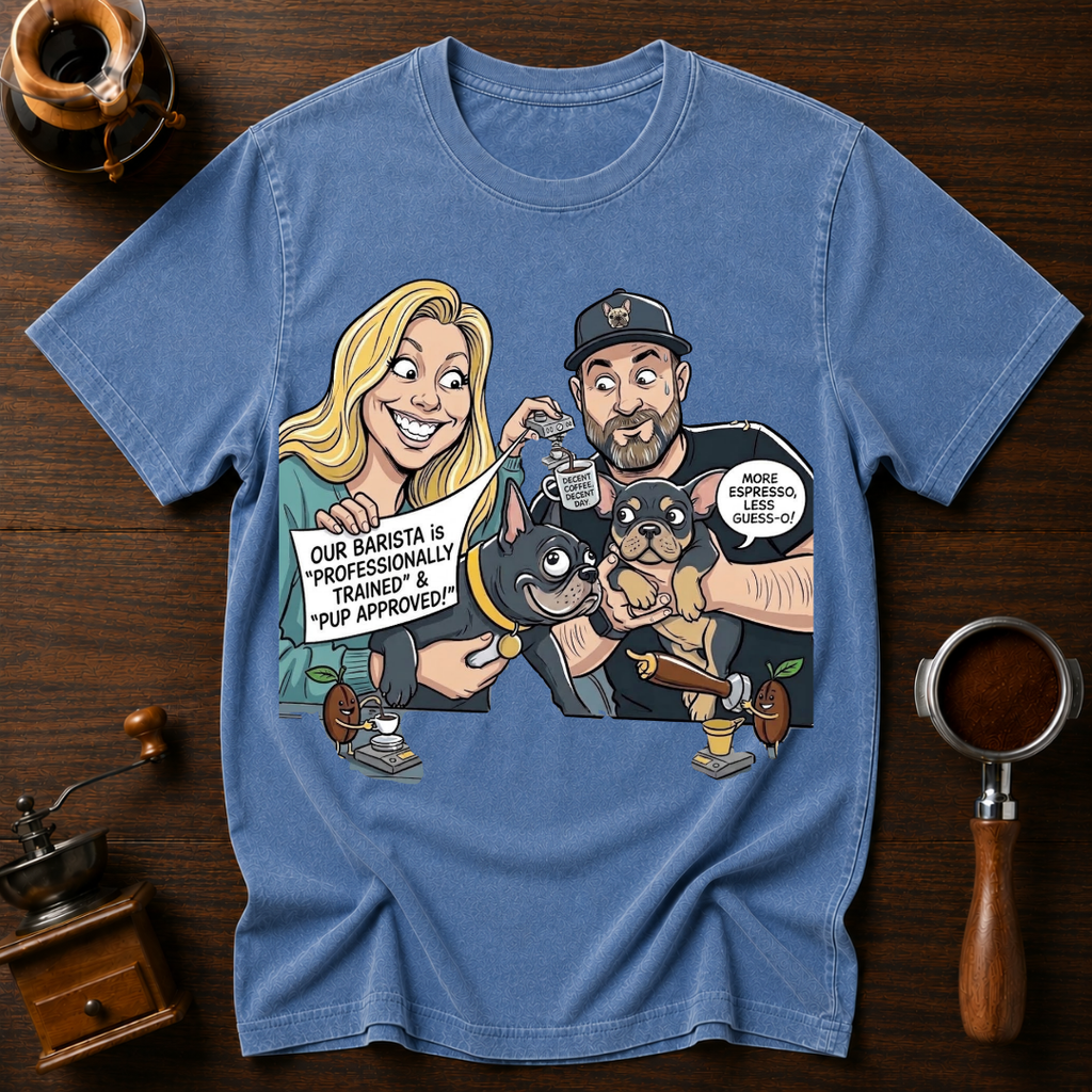 Professionally Trained & Pup Approved Dyed T-shirt
