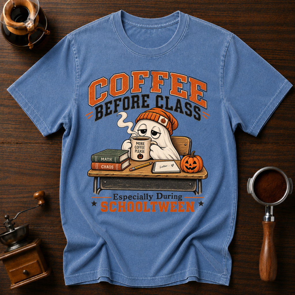 Coffee Before Class Dyed T-shirt
