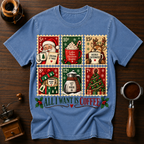 All I Want Is Coffee Dyed T-shirt