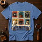 Coffee Maintenance Department Dyed T-shirt