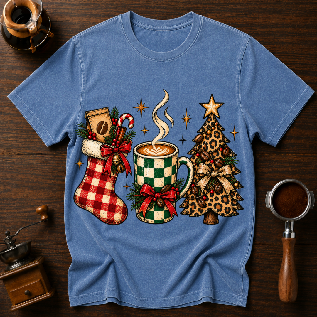 Cozy Christmas Dyed T-shirt