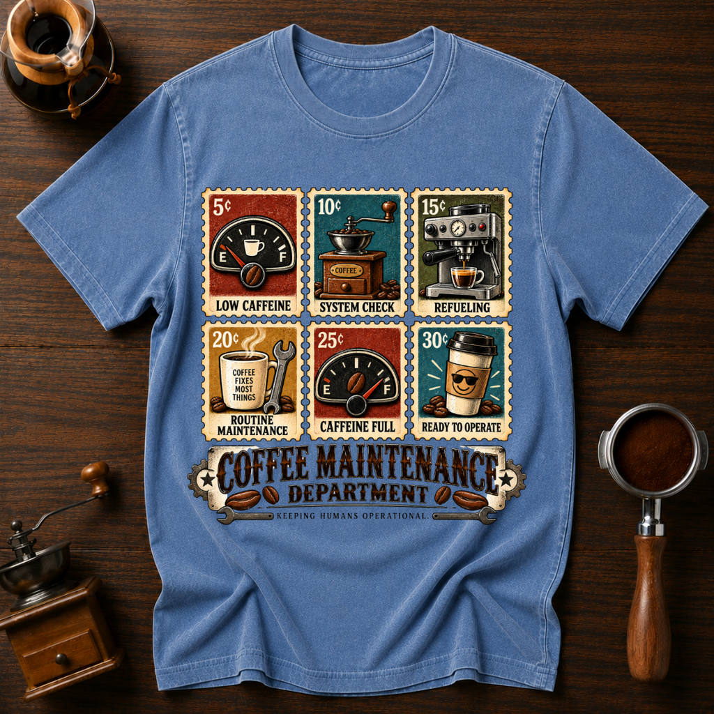 Coffee Through The Ages Dyed T-shirt
