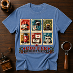 My Daily Coffee Forecast Dyed T-shirt